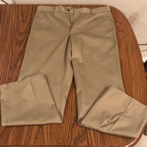 Dockers Flat Front Dark Khaki Pants